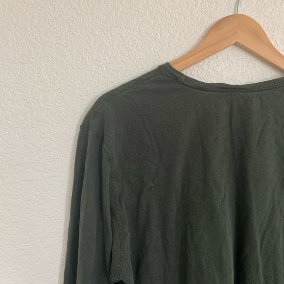 Gap | Green athletic fit long sleeve crewneck tee size large - Picture 6 of 7